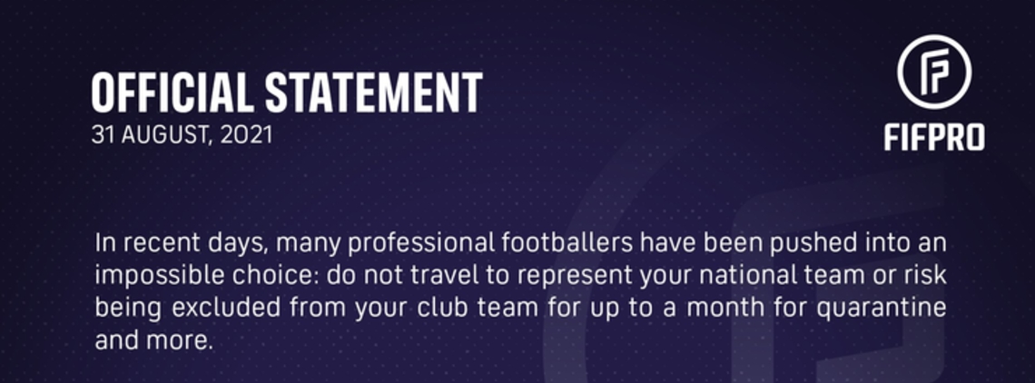 FIFPRO Reacts to International Match Calendar content image