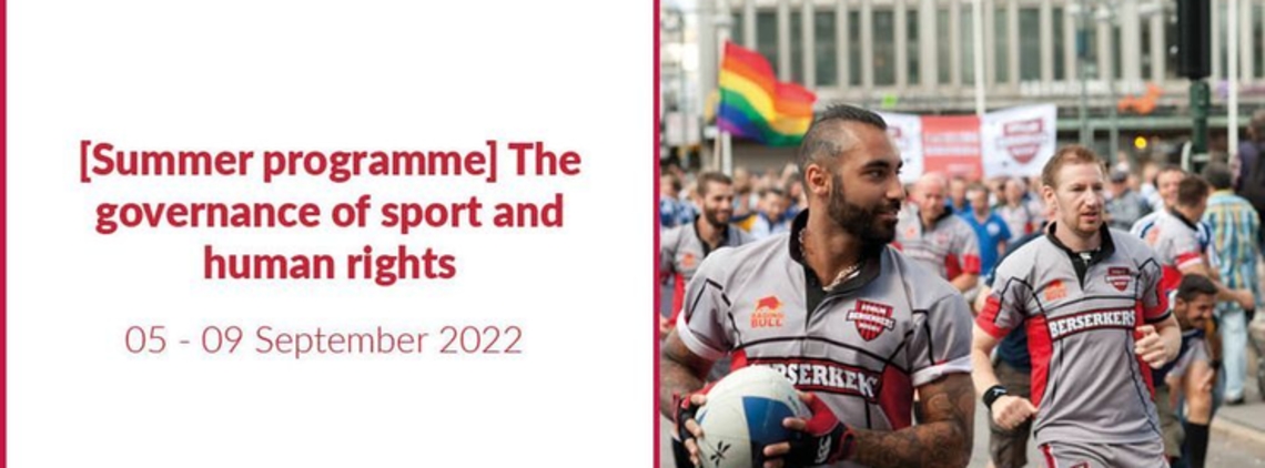 Asser Institute – Summer Program on The Governance of Sport and Human Rights (2022) 