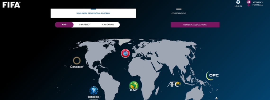 FIFA Professional Football Landscape Website