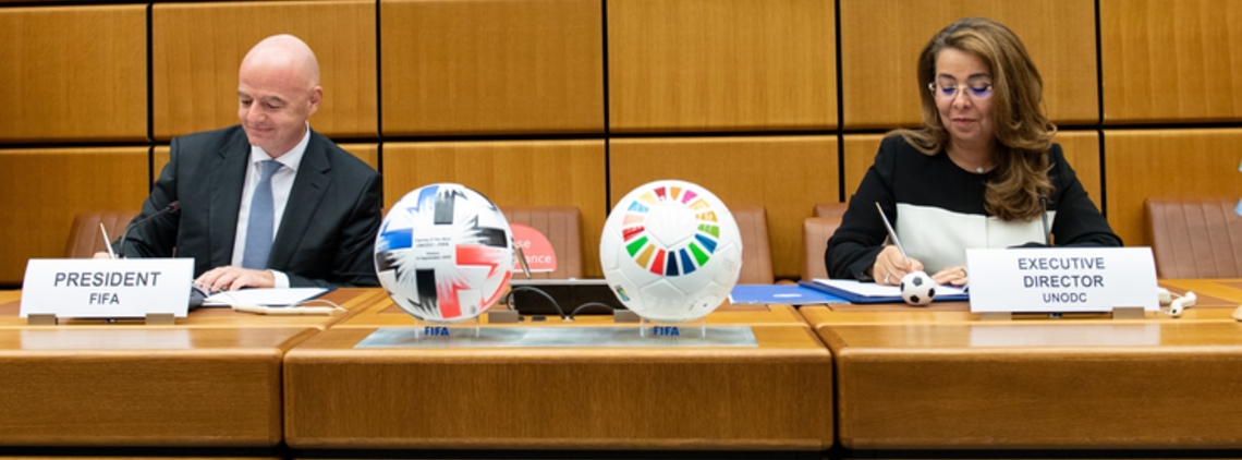 FIFA and UN Agency sign MoU content image